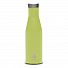 Thermosflasche Slim S4 Edelstahl 415 ml, Enduro lime (hellgrün)- Front.