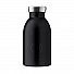 24Bottles Thermosflasche / Isolierflasche 0,33 L CLIMA aus Edelstahl, schwarz - kleine Trinkflasche
