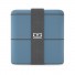 monbento Lunchbox MB SQUARE Bento Box, denim blau - Frontale Ansicht