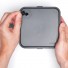 monbento Lunchbox MB SQUARE Bento Box, denim blau - Ansicht Innendeckel mit Vakkuum-Silikon-Stöpsel