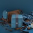 monbento Lunchbox MB SQUARE Bento Box, denim blau - Stimmungsbild mit Trinkflasche von monbento