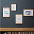 Holzleisten mit Magnetverschluss für Poster - Posterleisten aus Eichenholz von side by side Design - Stimmungsbild