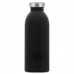 24 Bottles Thermosflasche 0,5L CLIMA aus Edelstahl, schwarz
