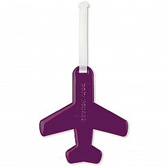 Kofferanhänger Happy Flight Doll Airplane violett