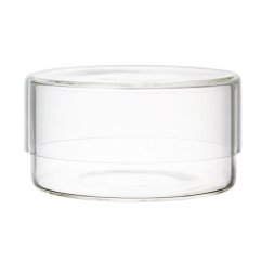 Aufbewahrungsglas Schale glass CASE 300 ml von KINTO Design - Glasbehälter mit Glasdeckel 300 ml