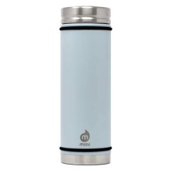 MIZU Thermosflasche V7 in hellblau von MIZU Design. BPA-freie, auslaufsichere Isolierflasche aus Edelstahl - ice blue.