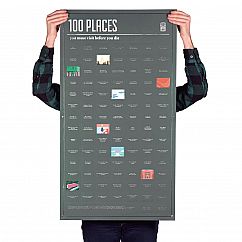 Poster, 100 PLACES - you must visit before you die