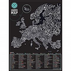 Scratch Map Gourmet Europa