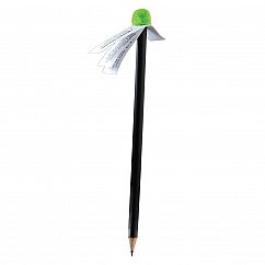 Bleistift mit Pompon-Magnet, hellgrün