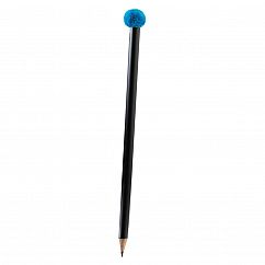 Bleistift mit Pompon-Magnet, türkis